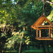 Vogelhäuschen im privaten Garten